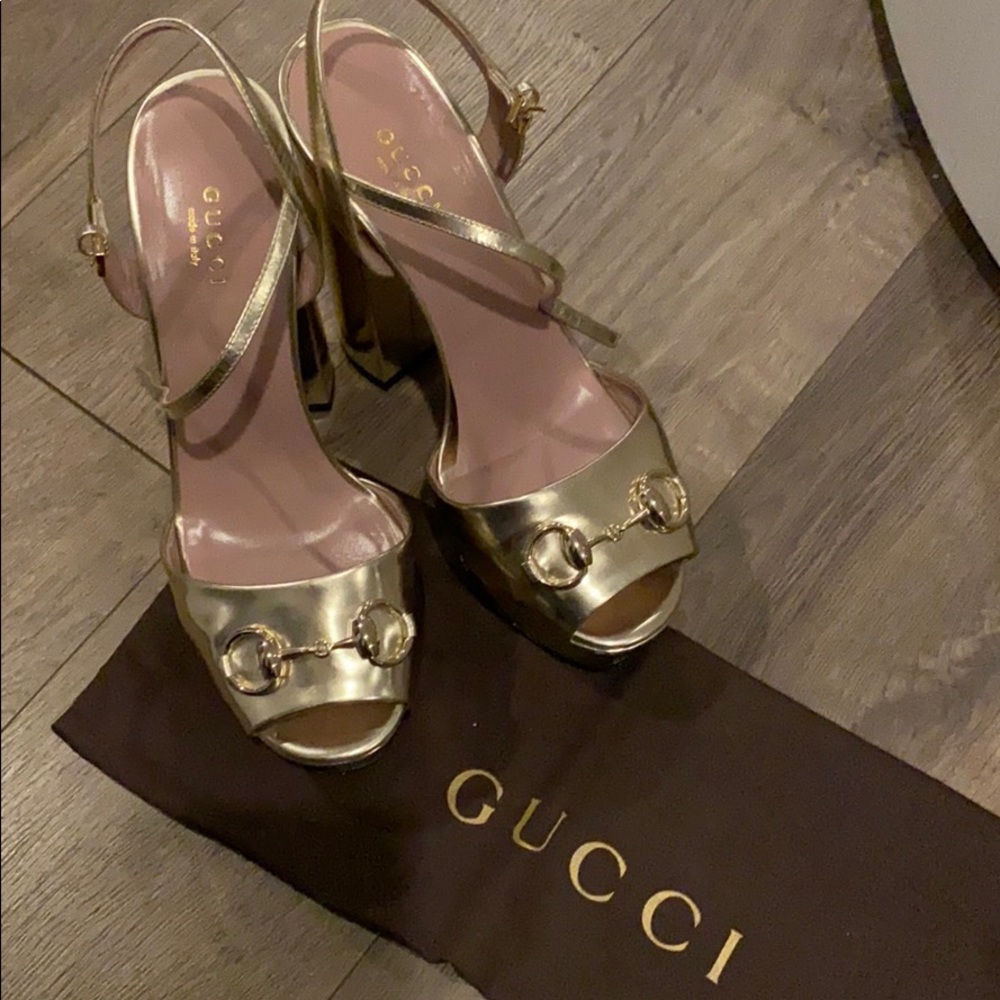 Gucci platform shoes